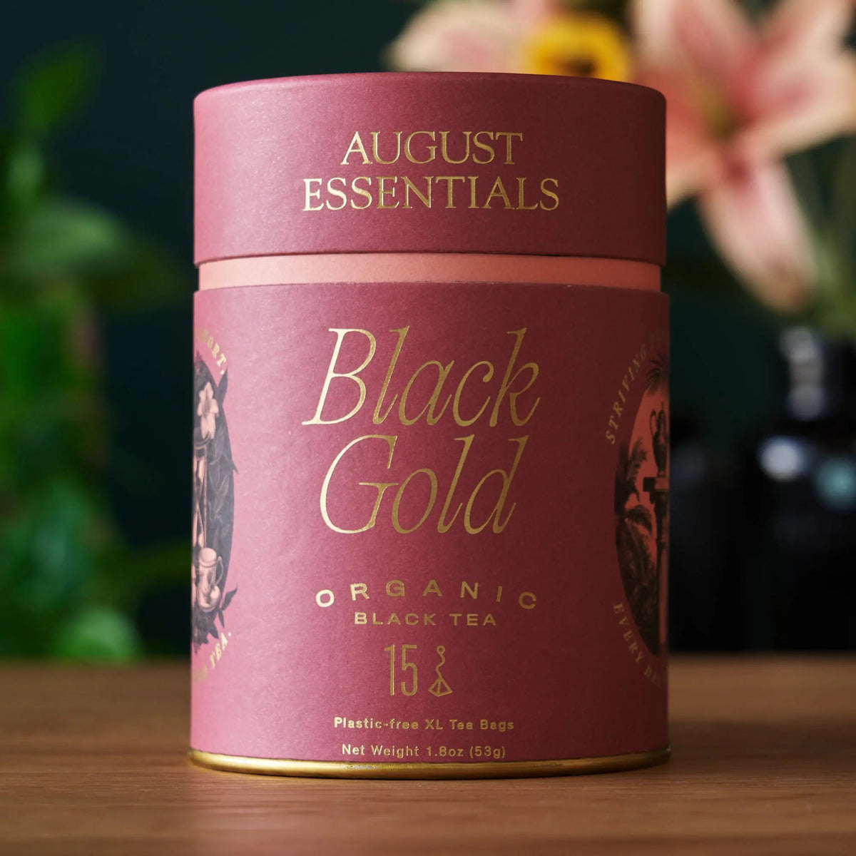 Essentials Organic Black Gold Black Tea - 15 Tea Bags