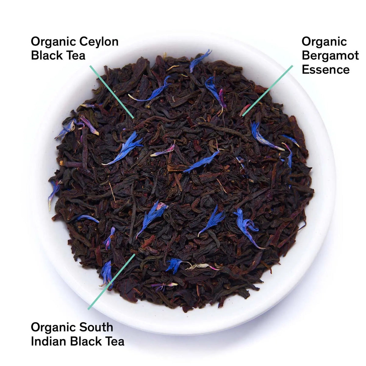 Essentials Organic Earl Grey Black Tea - 15 Tea Bags