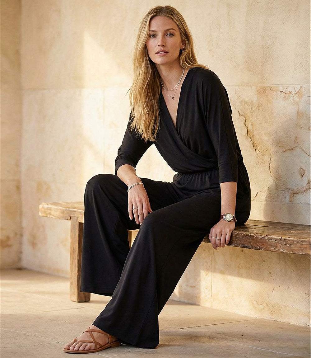 Karen Kane Travel Jersey Jumpsuit