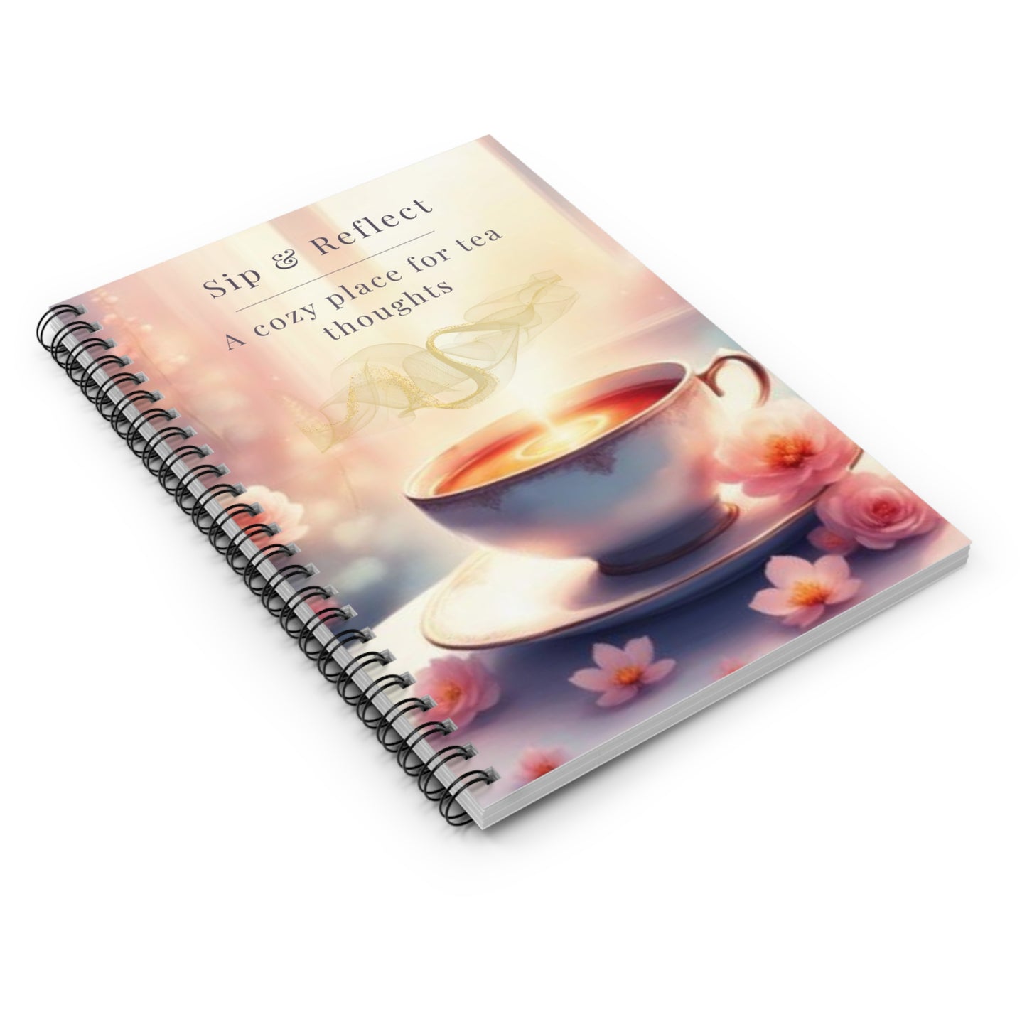 Sip & Reflect: A Dreamy Tea-Inspired Notebook for Cozy Journaling & Reflection