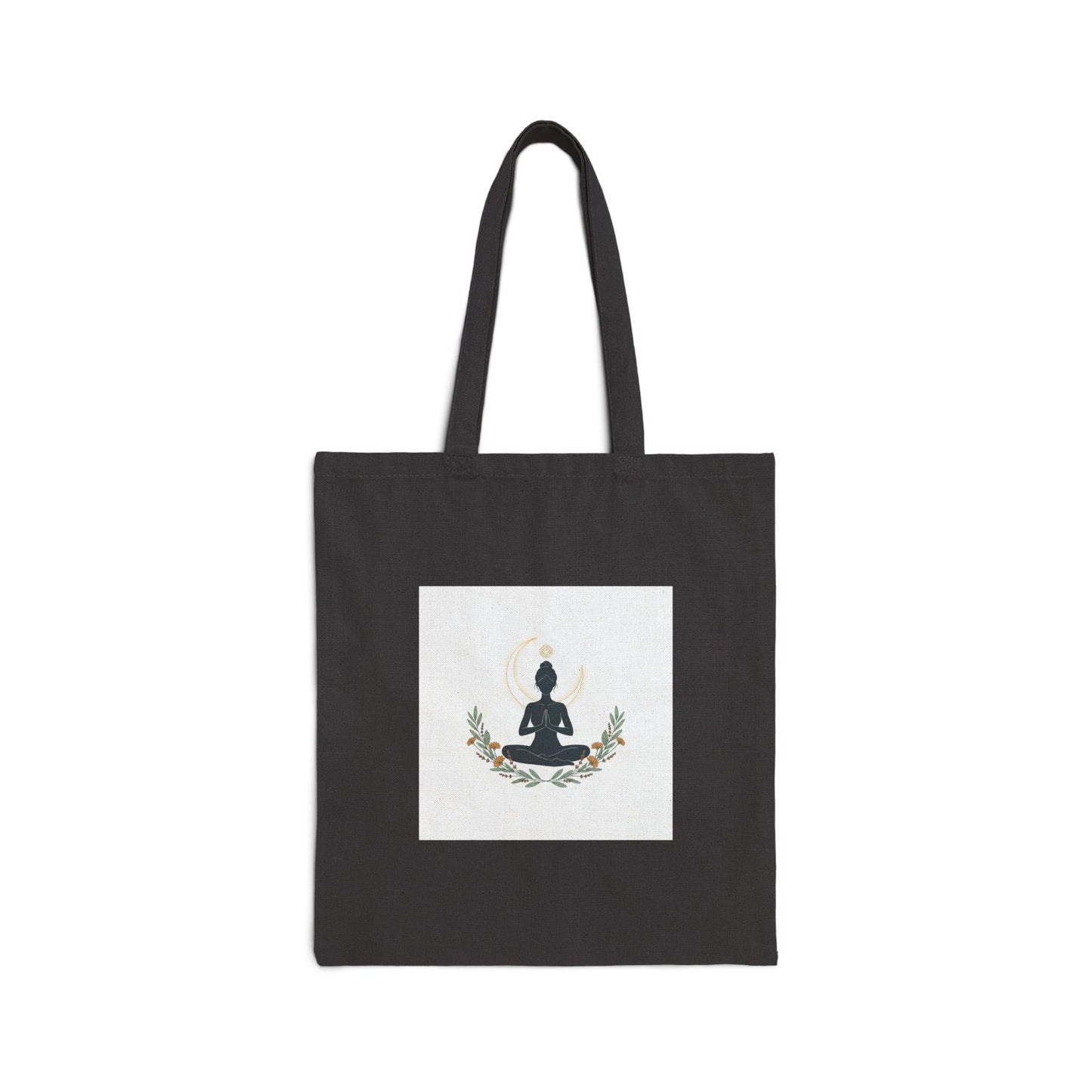 Stoic Sun Wave Tote, Mythic Minimalism canvas tote | wing motif, fate slogan