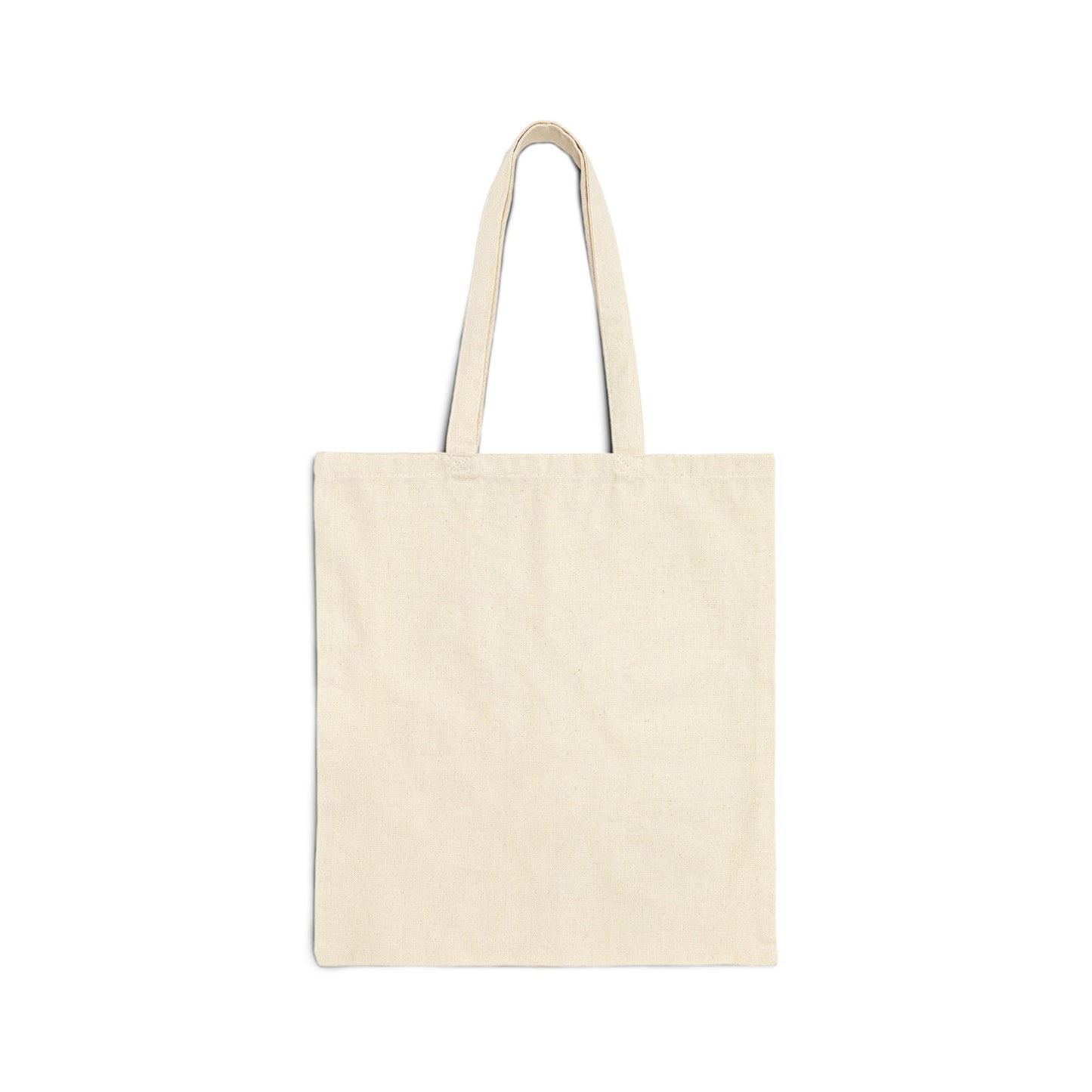 Meditation Pose Canvas Tote — "Fearful Vibes" Yoga Bag