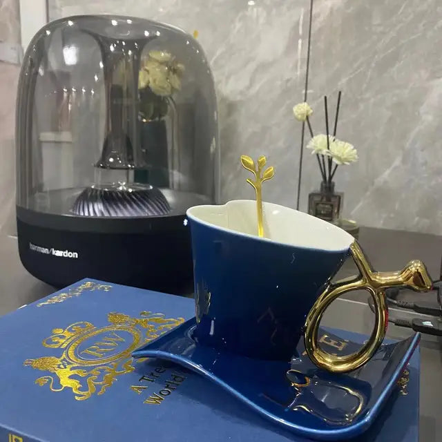 Nordic Coffee Mug Home Luxury  Love Ceramic