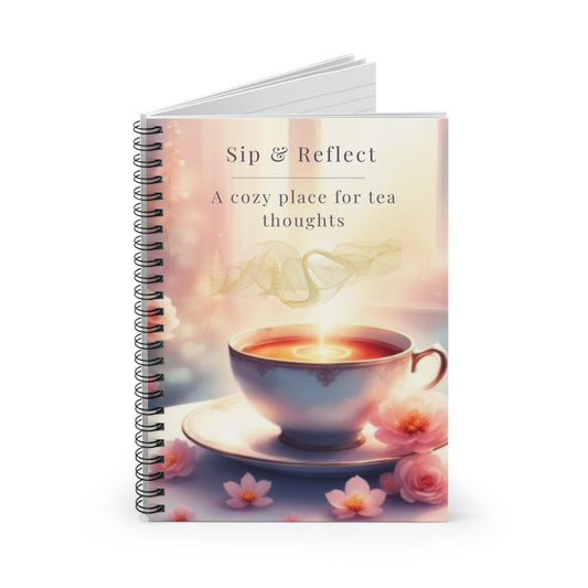 Sip & Reflect: A Dreamy Tea-Inspired Notebook for Cozy Journaling & Reflection