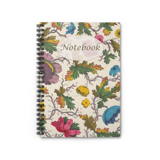 Floral Spiral Notebook – Minimal Everyday Writing