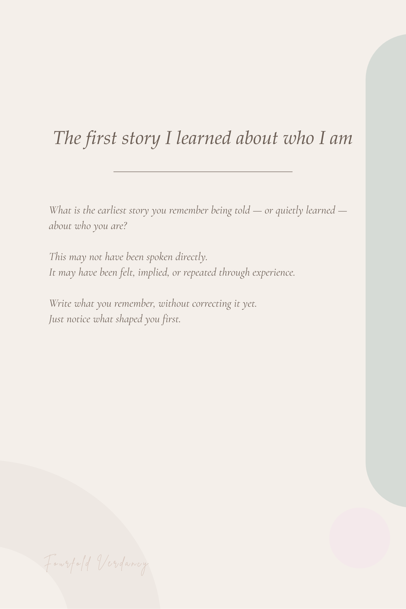 Enough — As You Are Self-Worth & Identity Reflection Journal