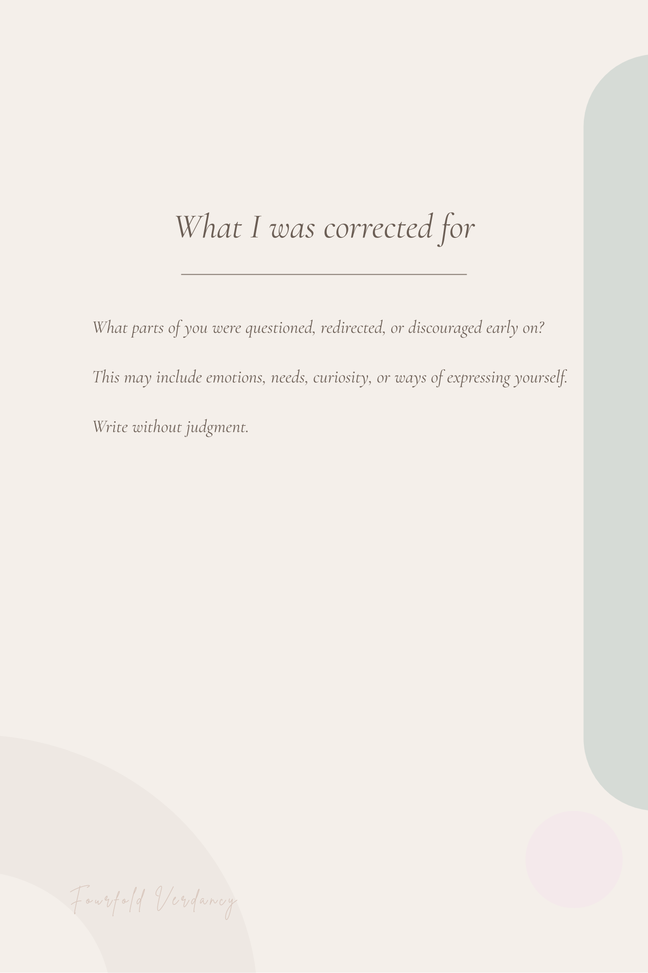 Enough — As You Are Self-Worth & Identity Reflection Journal