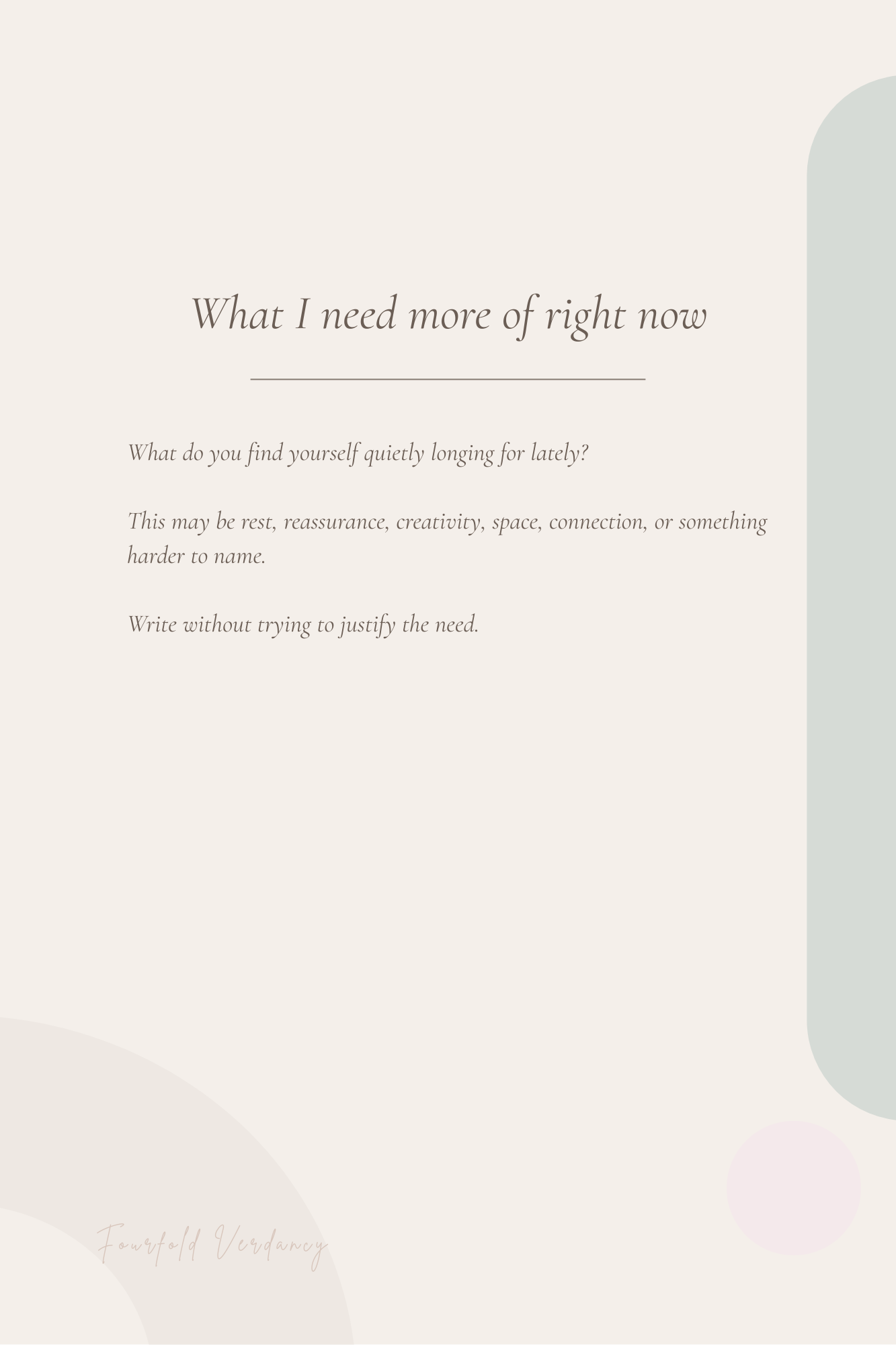 Enough — As You Are Self-Worth & Identity Reflection Journal