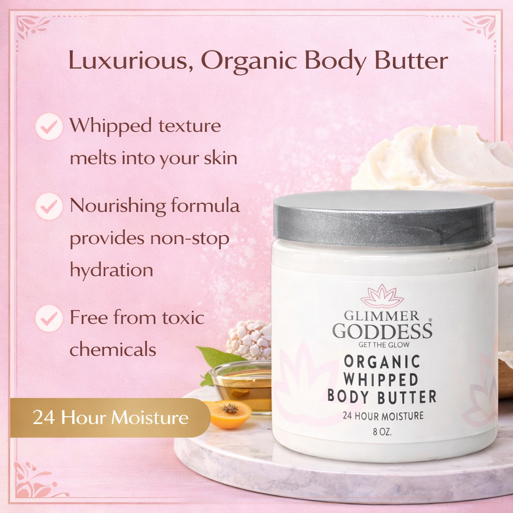 Organic Whipped Body Butter for Extremely Dry Skin