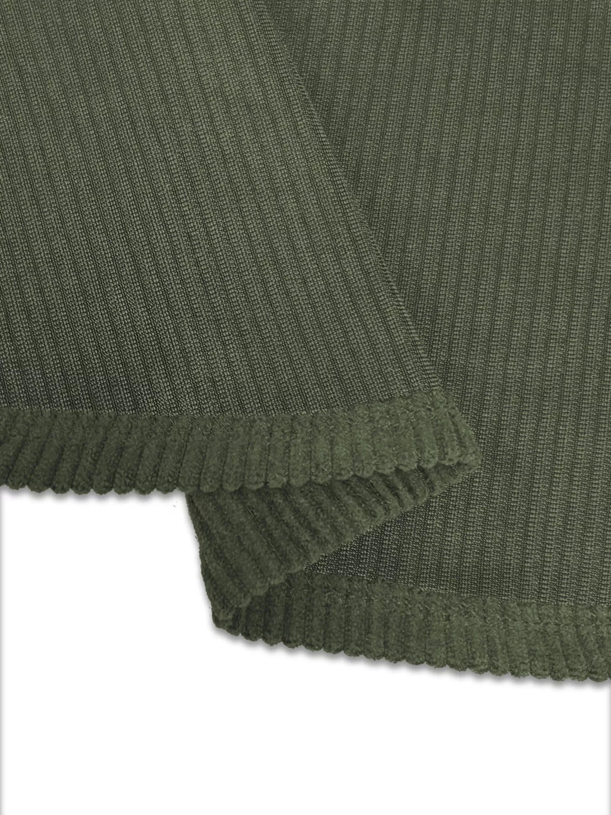 Relaxed Corduroy Hooded Button-Down Jacket – Plus Size