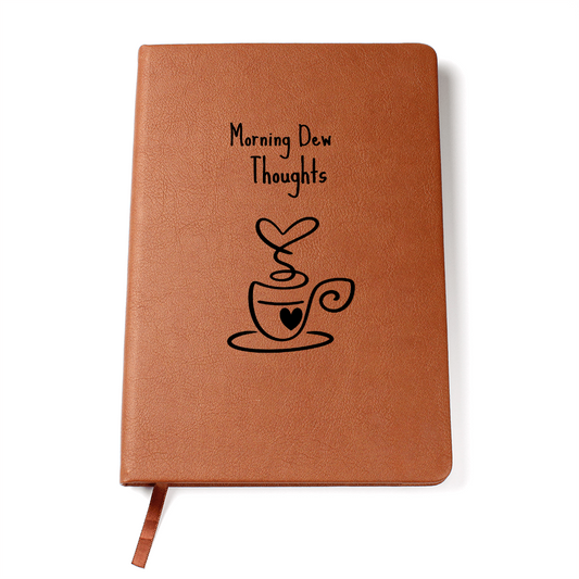 Morning Dew Thoughts — A Cozy Tea-Inspired Reflection Notebook
