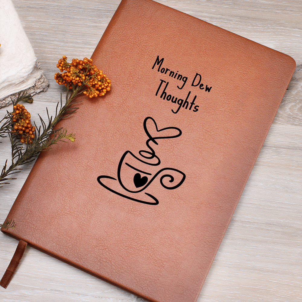 Morning Dew Thoughts — A Cozy Tea-Inspired Reflection Notebook