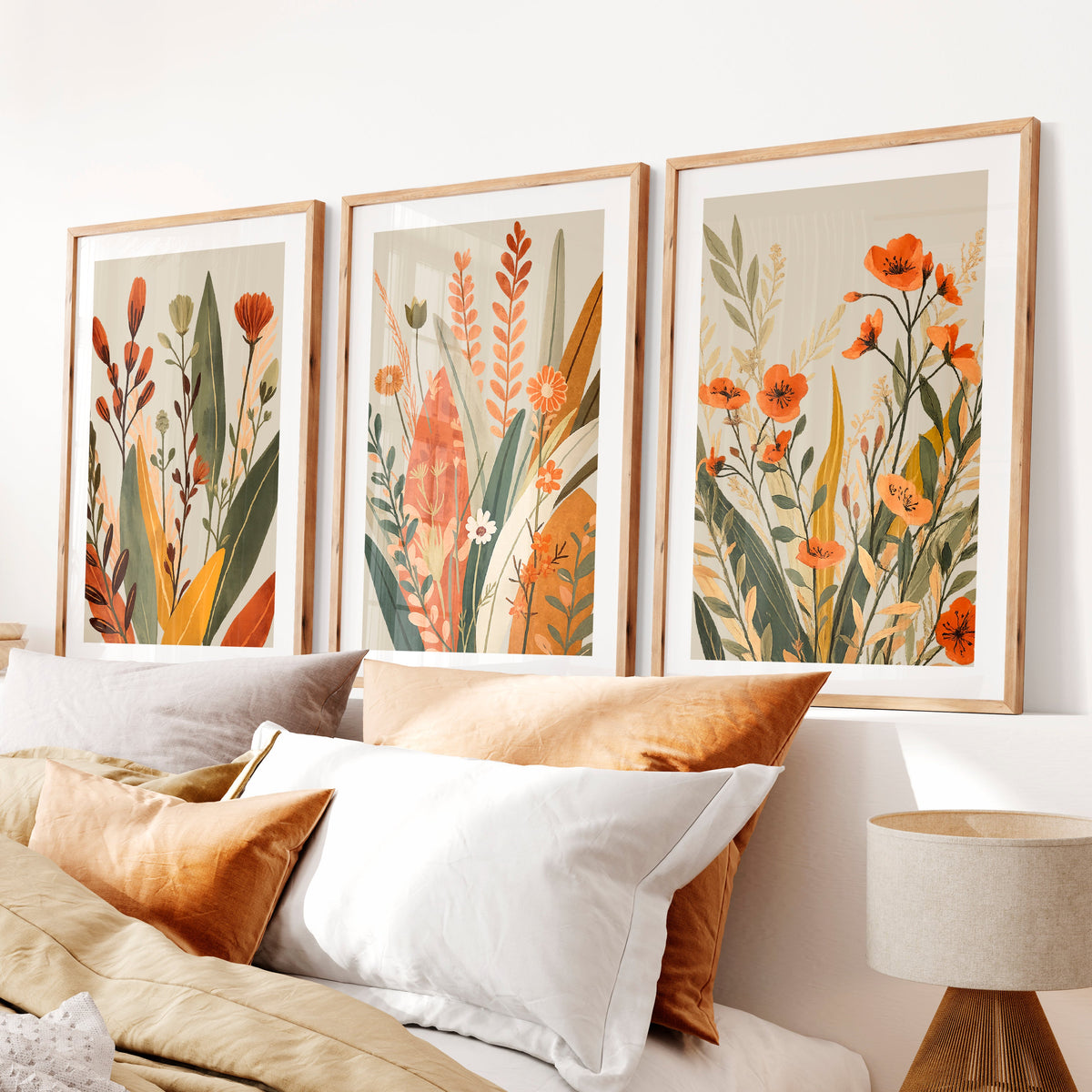 Wildflower Meadow japandi style art